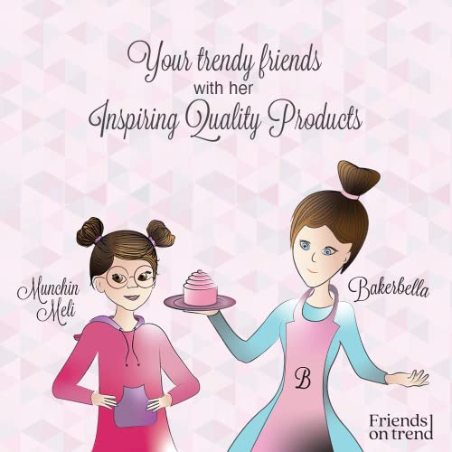Baking Supplies For Beginners – Complete Teen Kids Baking Sets For Girls – Durable Baking Kit For Kids With Bakeware Sets, Cake Decorating Kit & Bakerbella's Guide By Friends On Trend #TOP5