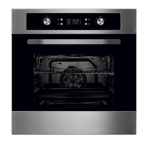 Carysil Built-in Electric Oven BIO-02, 65L Capacity, 9 Cooking Function, Pop-out Rotary Knobs & Push-Buttons, Triple Insulated Glass Door, Grill, Bake & Roast, Child Lock, Stainless Steel Finish