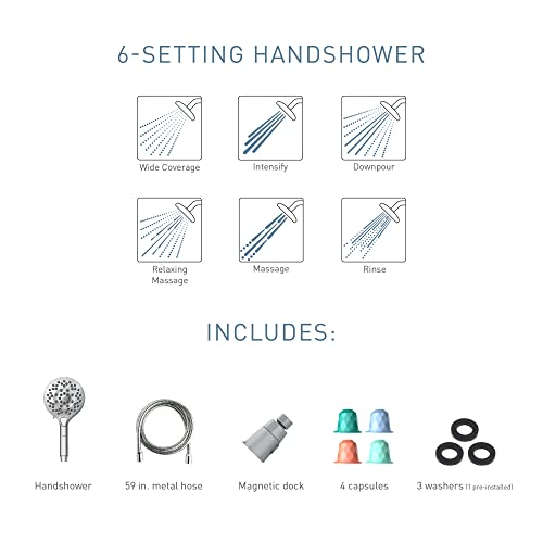 Moen In208H2 Aromatherapy Handshower With Inly Shower Capsules, Chrome #TOP3