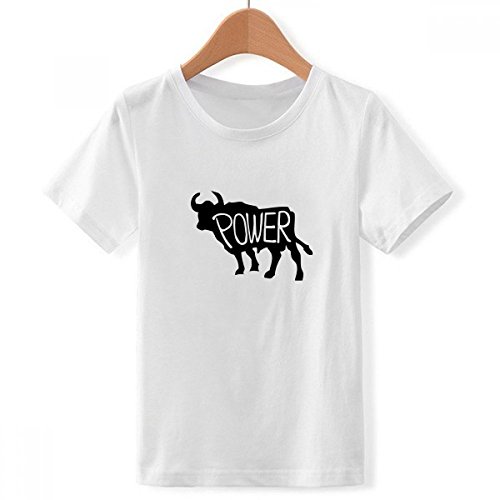 T-Shirt Silhouette Vache Noire Ample XXX-Grand pour Garçon Confortable