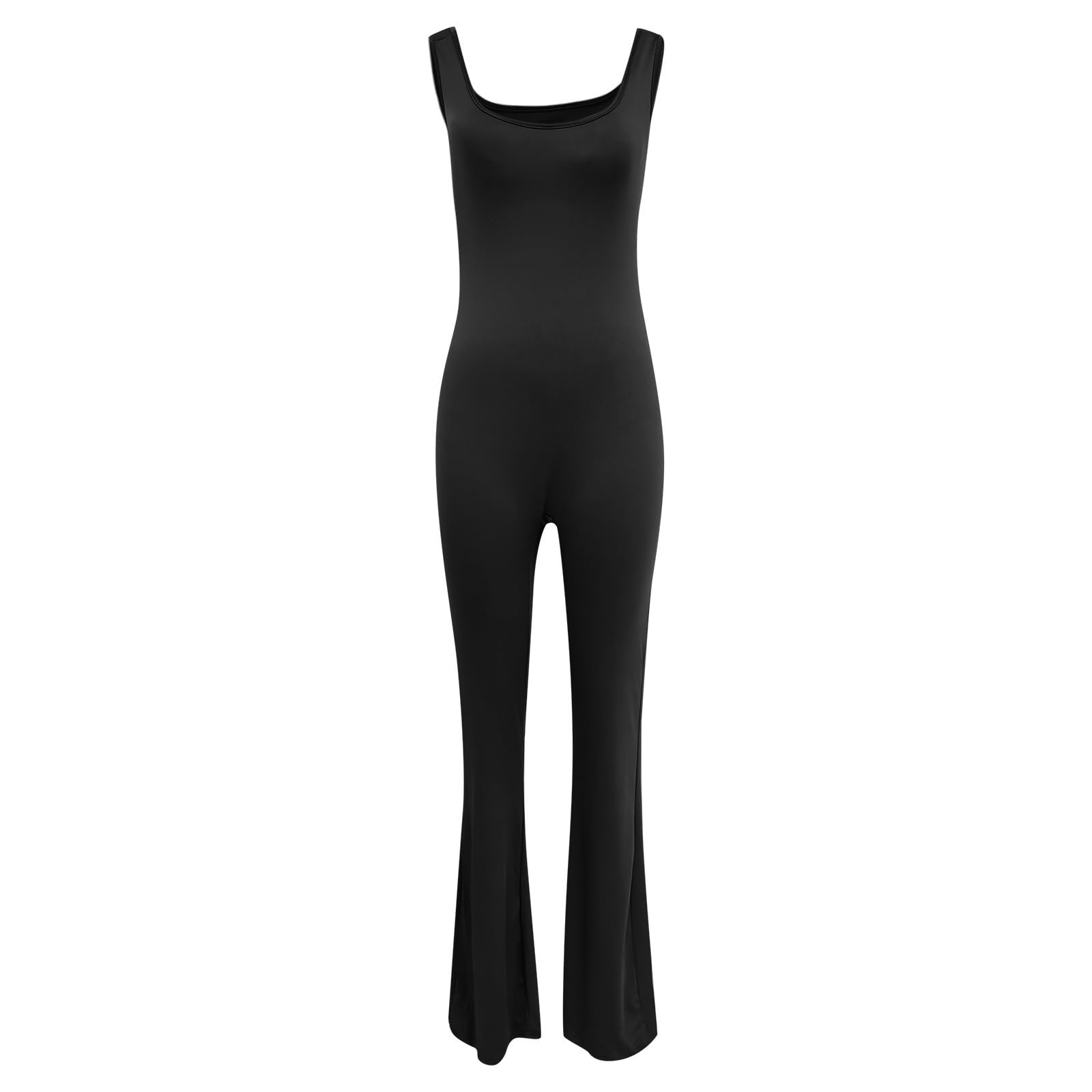 Combinaison Une pièce Femme avec Effet Sculptant fessier, col Rond et Dos Nu, sans Couture, idéale pour Le Yoga, la Gym et Le Quotidien, Taille Unique Extensible