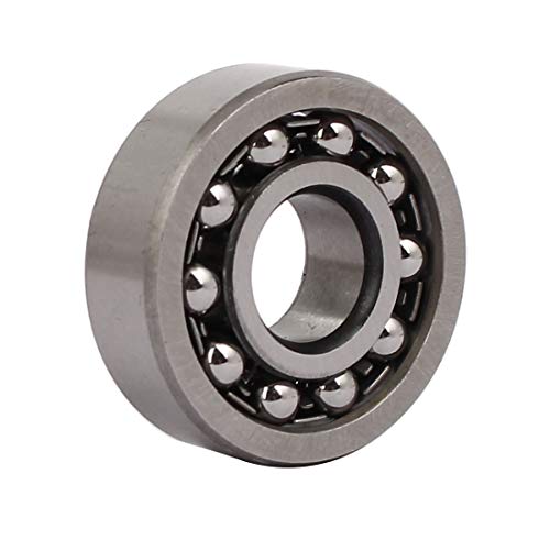 Image of Aexit 32mmx12mmx10mm 1201 Double Row Self-Aligning Ball Bearing Silver Tone (e47190111fc9b01c3dafeb98db181d37)