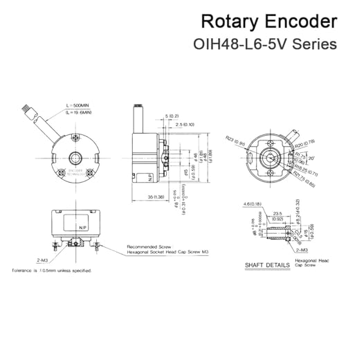 Codeur de servomoteur OIH48-2500P4 évite les erreurs TS5214N500 - 2