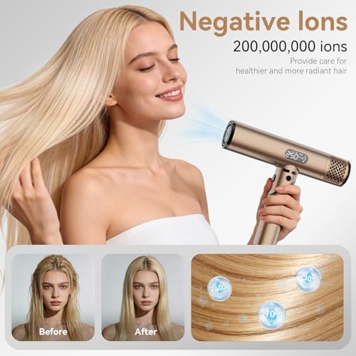 Professional Ionic Foldable Hair Dryer — alternate angle