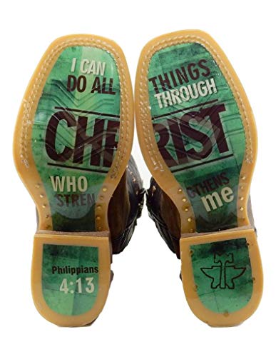 Tin Haul Boys' I Believe Western Boot Square Toe - 14-018-0007-0775 Ta3