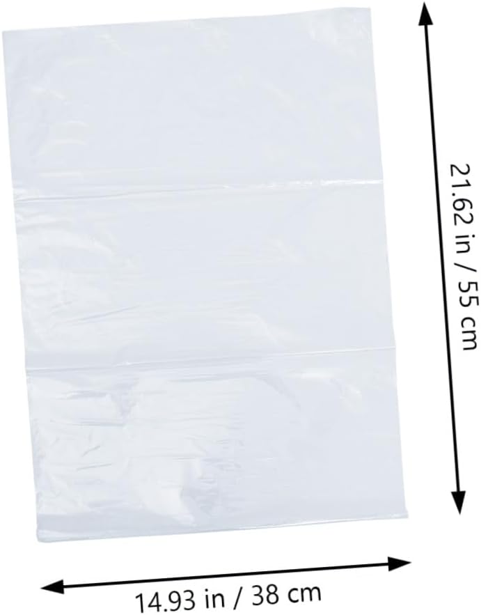 Zerodeko 100pcs Heat Shrink Wrap Bags for Projects Shrink Packaging Bags for Baskets and Crafts