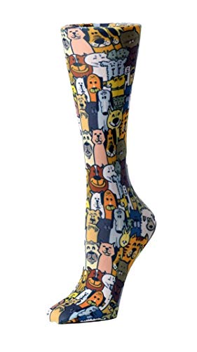 Image of Cutieful Compression Socks Knit Wide Calf 10-18mm /HG