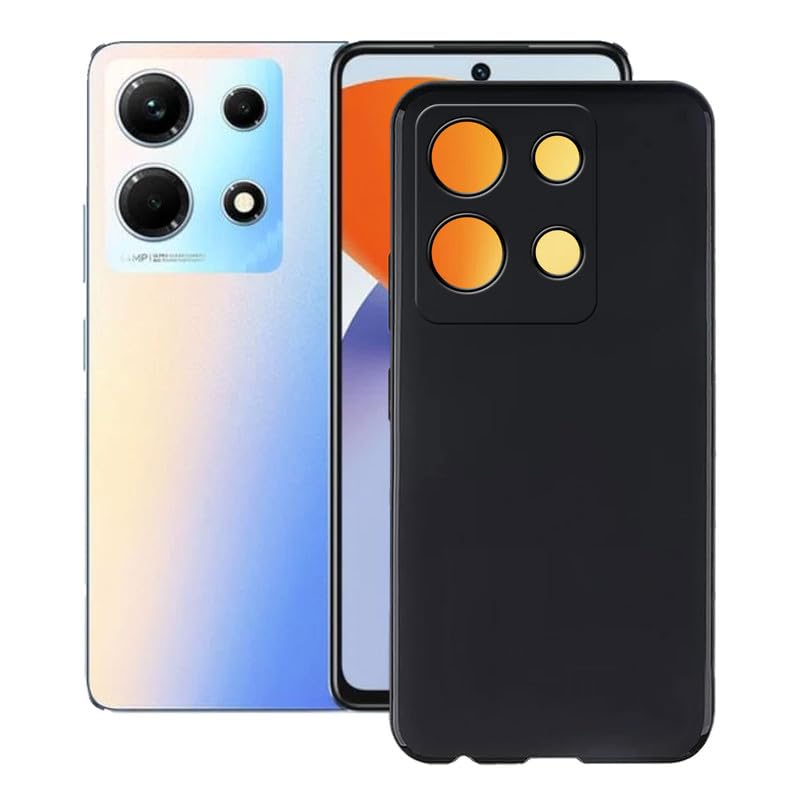 KJYF per Infinix Note 30 Cover, Trasparente Sottile Case Morbido