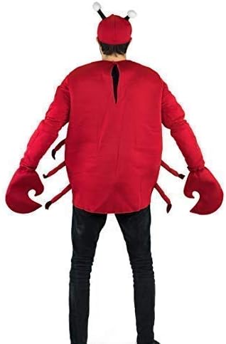 Miniatura 3 de Bodysocks Disfraz de cangrejo rojo para adultos (talla única)