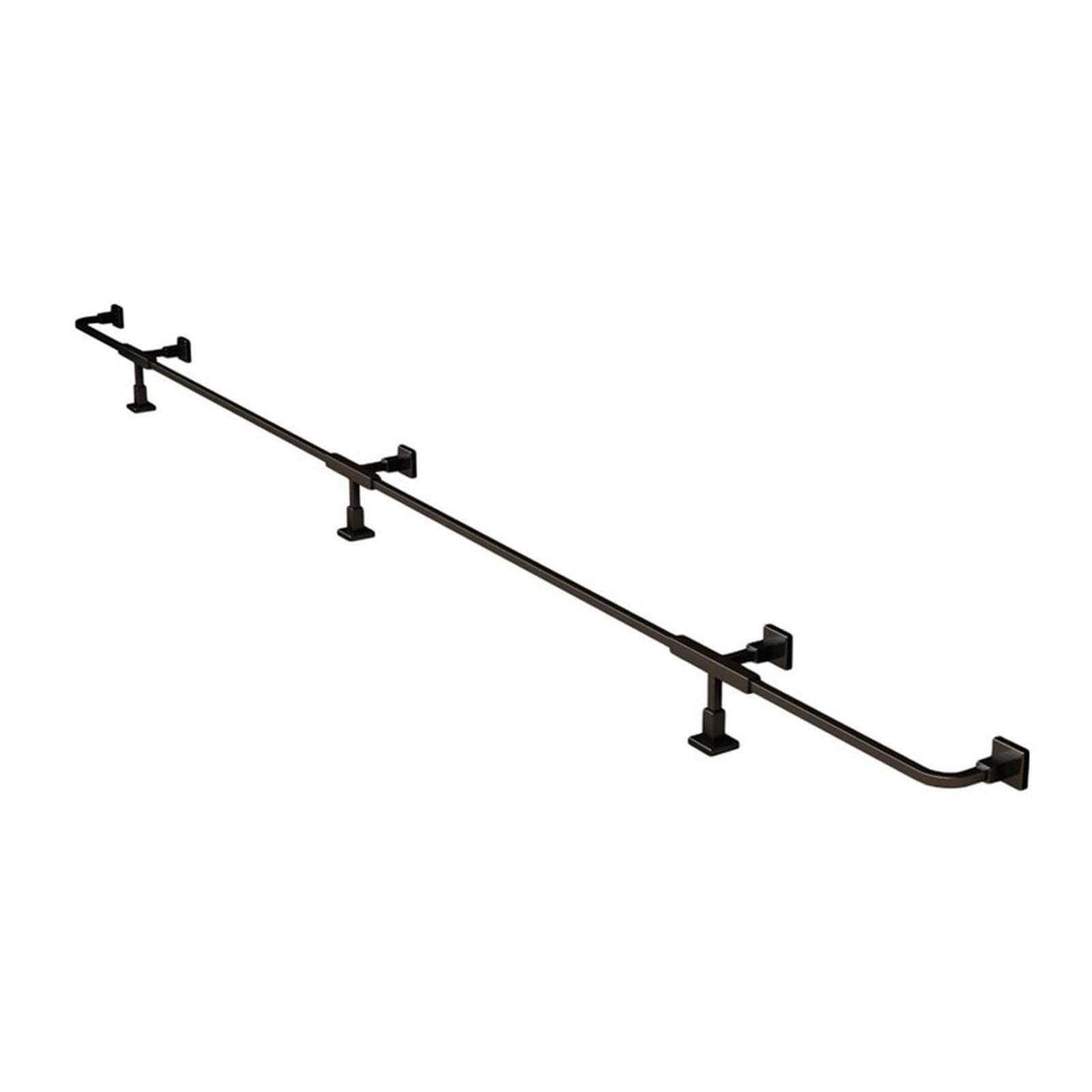 GAENZA Square Pipe Foot Rest for Bar Counter, Bar Foot Rail Kit, Floor-Standing Footrest Rail, Undercounter Bar Foot Rest Footrail for Basement Pub, Kick Bar, And Home Island Use,A,70cm/2.3ft