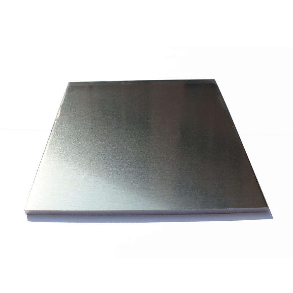 alluminio metallo Stampaggio di materiale for lavorazione a macchina di lastre piane in metallo di alluminio industriale con pellicole protettive decorativo piegabile(300X300x2.0mm 1pcs)