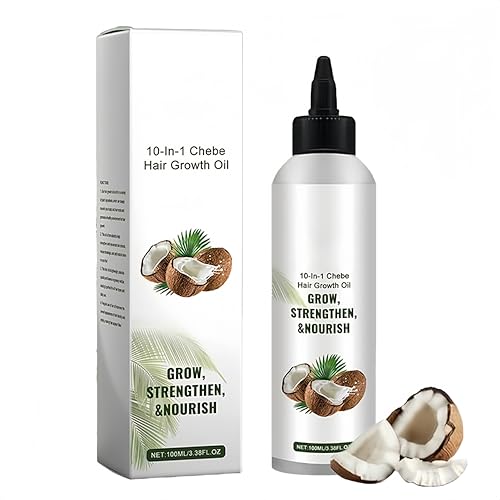 Naturale 10 N 1 Chebe Hair Growth, Chebe Powder Oil, Healthyhair Growth Oil Nourishes Hair, For All Hair Types (1 PCS)