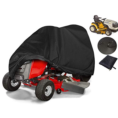 NICEWL Lawn Mower Cover Weeder Dust-Proof Cover,Lawn Tractor Sun Protection Cover,Double Stitched Seams Durable Fabric Heavy-Duty, Waterproof UV Protection,S