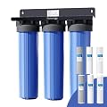 Waterdrop 3-Stage Whole House Water Filter System,with Two Sets of Carbon Filter&Sediment Filter