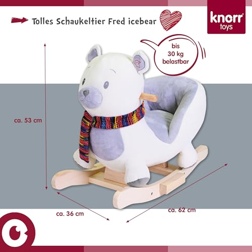 Knorrtoys 40374 Schaukeltier Fred Eisbär mit Sound