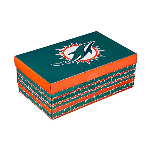 Team Sports America Nfl Miami Dolphins, Stemless 17 Oz Wine Glass & Beer Mug 16 Oz Gift Set With Box | Keeps Drinks Cold | Officially Licensed #TOP2