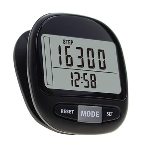 CORHAD Accurate Step Counter for Walking Clip Pedometer Calorie Burned Counter Lightweight Portable Pedometer for Seniors