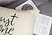 Just One More Chapter Throw Pillow Case Cushion Cover Book Lovers Linen 18 x 18 Inch