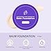 Balm Foundation for Mature Skin - Age-Defying Hydrating Cream Foundation, Medium Buildable Coverage Makeup Blurs Fine Lines & Smooths Texture, Vegan Satin Finish for Older Women (Fair)