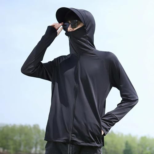 GERRIT Sun Protection Jacket Unisex, Zip Up Hoodie Long Sleeve,UV Cooling Hoodie Long Sleeve3