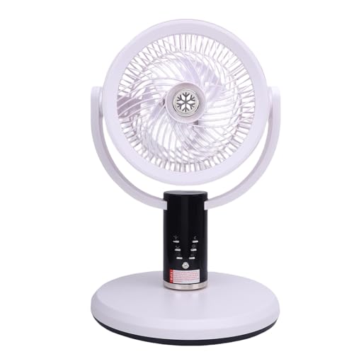 Luocute Ventilateur Oscillant sur Pied, Hauteur Réglable, 8 Vitesses, Silencieux, Rotation Automatique à 90 Degrés, Inclinaison Manuelle à 180 Degrés, Minuterie 8 Heures, avec Boîte