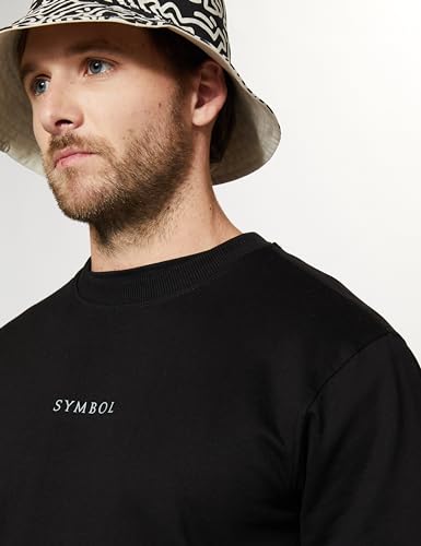 Image of Amazon Brand - Symbol Men Cotton Rich Light Weight Crew Neck Sweatshirt (Regular Fit) (Available in Plus Sizes)