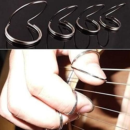 Lucky DirectGuitar Pick Orchestral Instrument Plectrums 4 Pcs Guitar Finger Picks Metal Butterfly Shape Plectrum Thumb Pick Accessory