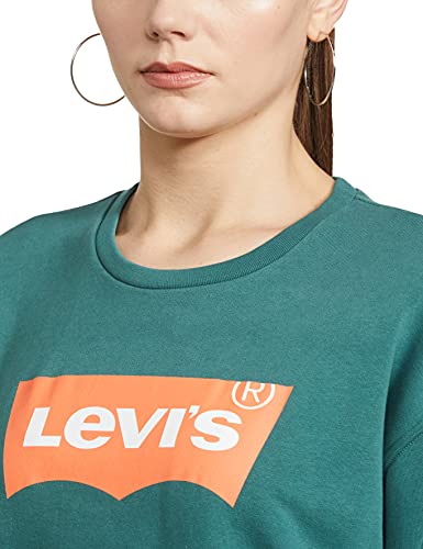 Image of Levi's Women's Cotton Regular Fit Styled Crew Neck Sweatshirt