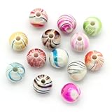 ♥ BASTELSET : Sie erhalten ein Set aus dreißig Acryl-Perlen mit Lochbohrung. Diese Bastelperlen aus Acryl lassen sich natürlich wunderbar verarbeiten um z.B. selber Schnullerketten zu machen oder zur Herstellung eigener Traumfänger