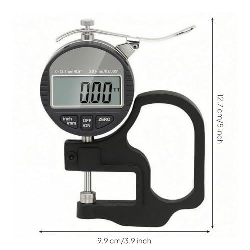 Calibrador digital para medir grosor 0-12.7 mm miniatura 7