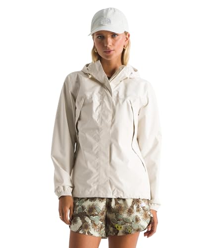 THE NORTH FACE NF0A8BKDQLI W ANTORA RAIN JACKET - REFIT Jacket Mujer WHITE DUNE...