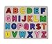Produktbild Afunti Holz Alphabet Puzzle ABC Buchstaben Board Montessori Puzzle Blöcke Early Learning pädagogisches Spielzeug Geschenk für 2 3 4 Jahre altes Kleinkind Kinder
