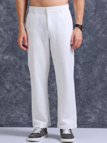 Samfor Linen Pant for Men White - Image 5