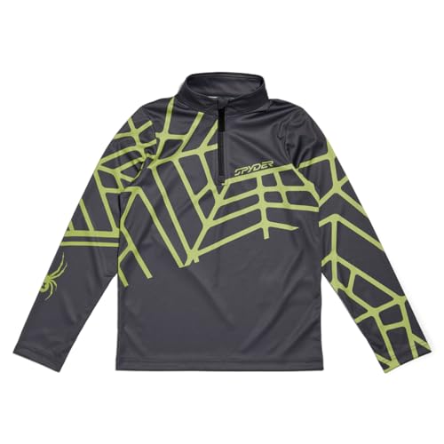 T-Shirt Garçon Spyder Fini la Transpiration avec le Col T Zippé