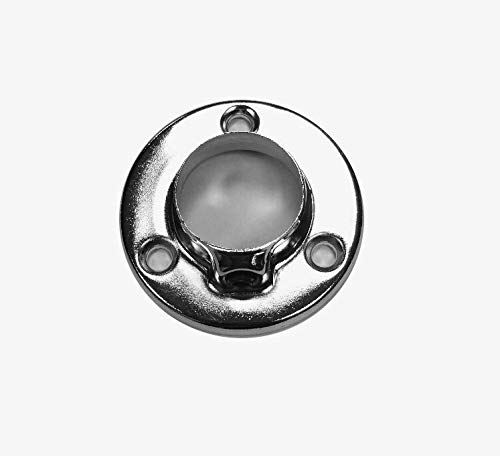 Douilles pour tige de penderie 25 mm : fixations anti-chute avec vis de serrage