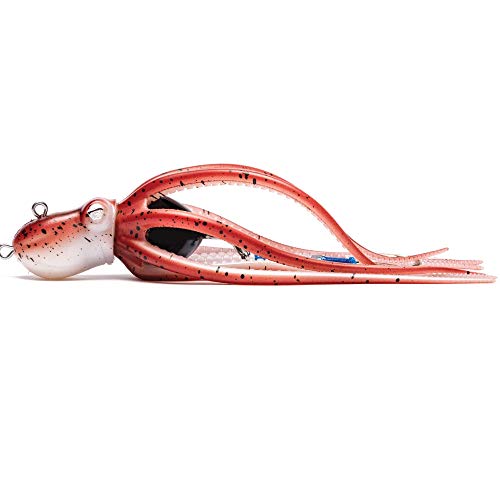 Octopus Live Jig w/Assist Hooks Red S-2oz, Multi-coloured