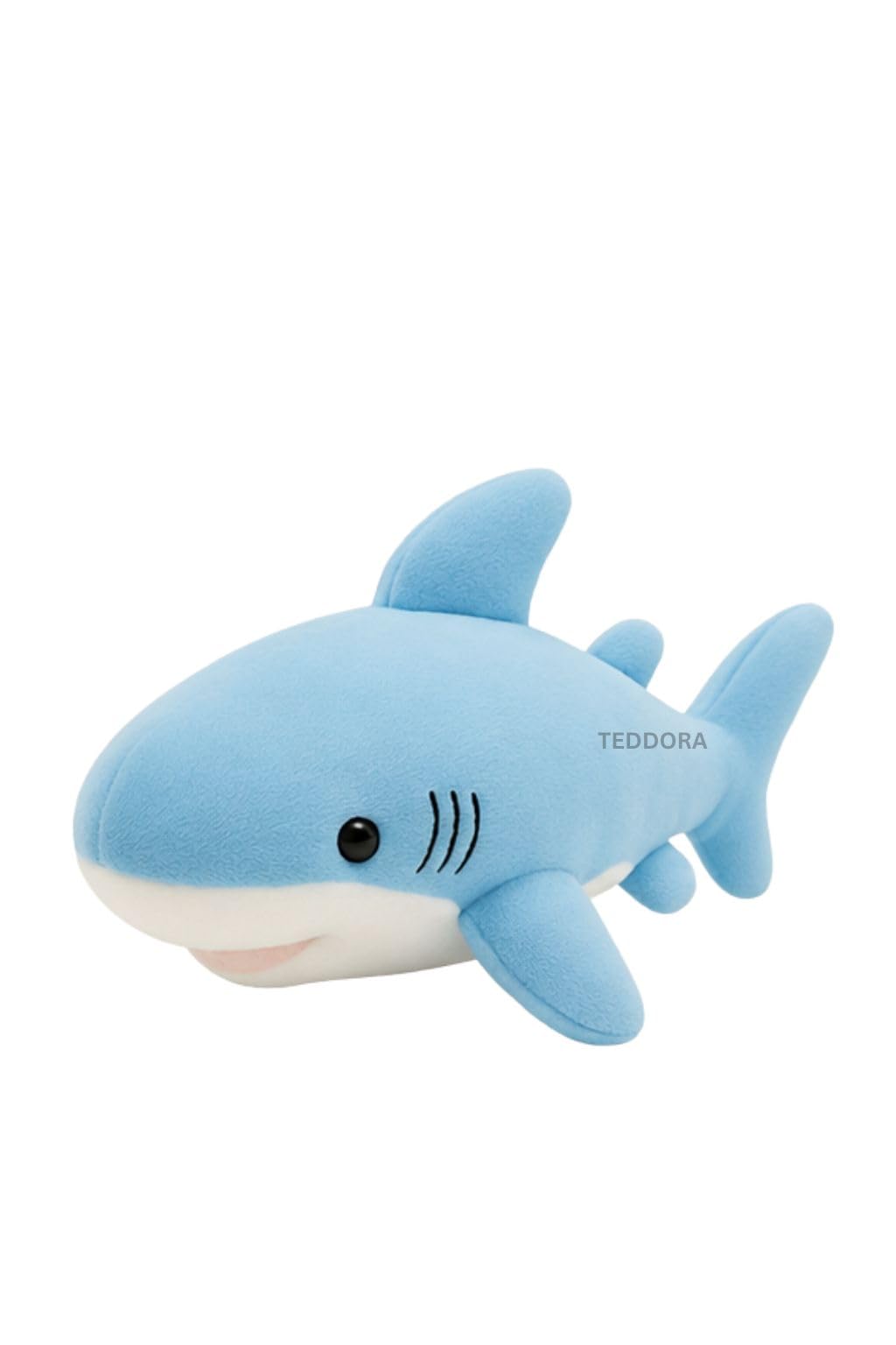 Shark Fish Soft Toy for Girls Boys Kids,Sky Blue,Fish Sea Animal Plush Stuffed Baby Teddy Gift Birthday, 32cm-image-45