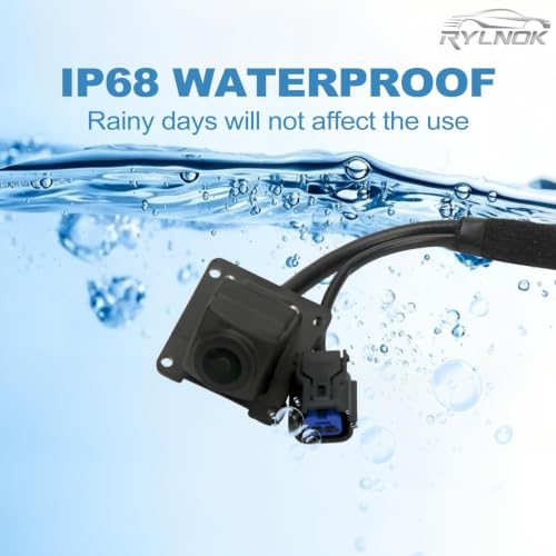 Image of Rear View Backup Parking Assist Camera Compatible with Hyundai Sonata 2015 2016 2017 Replace OE Number GB5Z-19G490-C GB5Z-19G490-A
