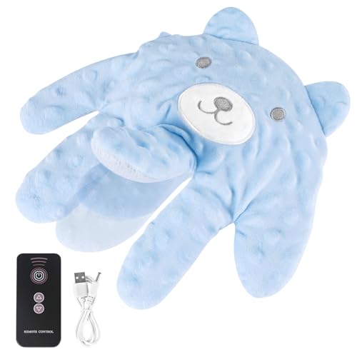 Baby Sleeping Hand Schläger mit sanfter Klopffunktion Inklusive Fernbedienung sowie abnehmbarem und waschbarem Bezug Ideal für Nickerchen und den Nachtschlaf