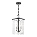 Livex Lighting 3 Light Black Pendant Chandelier