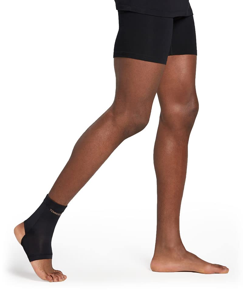 Tommie Copper Unisex Core Compression Ankle Sleeve, Black, Small