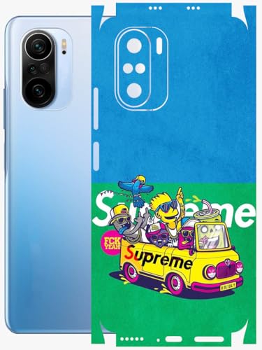 Image of AtOdds - Full Body Back Screen Guard Protector Film - Lamination Wrap Skin Sticker Compatible with XIAOMI Mi 11X PRO | Scratchproof Matte Finish (Simps)