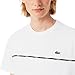 Lacoste Men's Trim Cotton Jersey T-Shirt, White, Large
