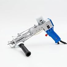 WIKINK Electric Handheld Tufting Gun 2 in 1 Cut & Loop Pile - Ergonomic Durable Lightweight Easy-Use Multi-Fabric Speed Adjustable, 5-40 Stitches/sec for DIY Beginners Handmade Rugs Crafts