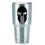 Spartan Helmet Vinyl Decals Stickers (2 Pack!!!) | Tumbler Coffee and Insulated Cups | Decals Only!...