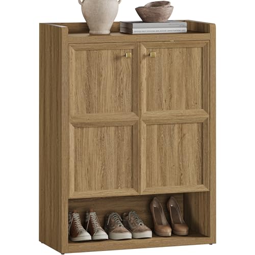 SICOTAS 24-Pair Shoe Cabinet with Adjustable Shelves