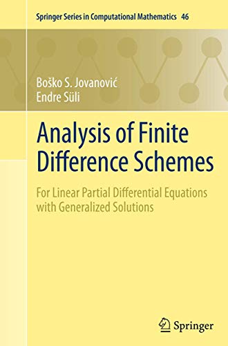 Analysis of Finite Difference Schemes for Linear PDEs
