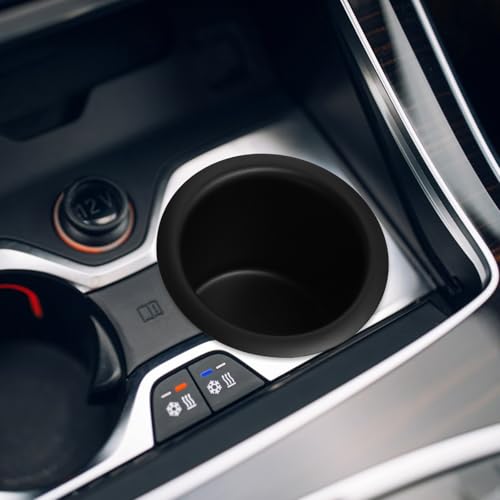 Portavasos de aluminio para carro moderno negro miniatura 7