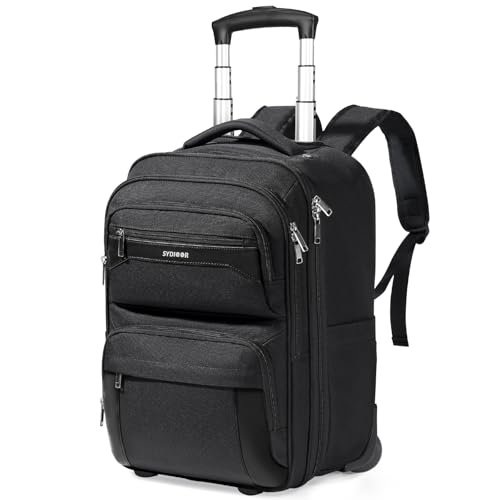 Sydioor Underseat Rolling Laptop Backpack