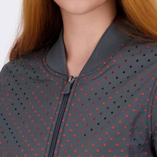 Jaqueta Umbro Sports Astoria Feminina Laranja e Cinza